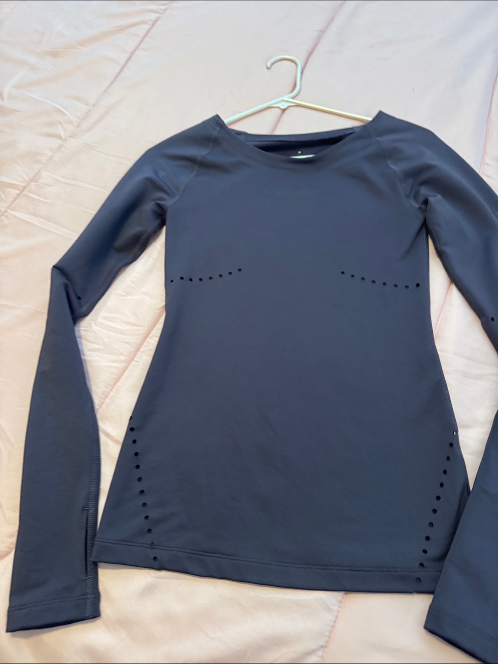 Nike Long-Sleeve Training Top in Navy Blue